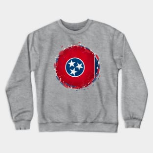 Tennessee Tri Star Flag Crewneck Sweatshirt